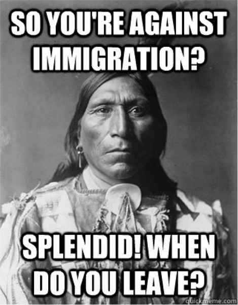 10 humorvolle Meme und Cartoons über die Einwanderung