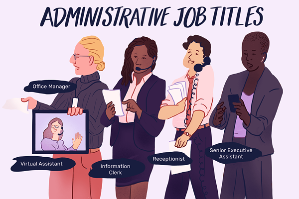 Administrative arbeidsalternativer, jobbtitler og beskrivelser