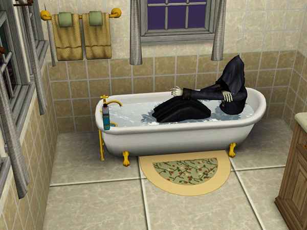 Trampa de muerte, luto y fantasmas en los Sims 4