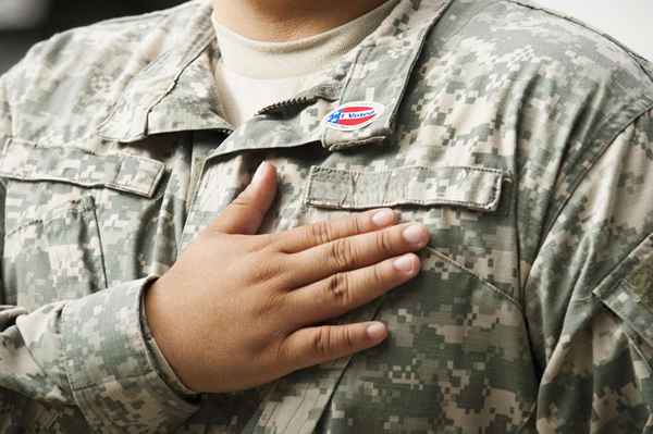 Oath of Verving for militærtjeneste
