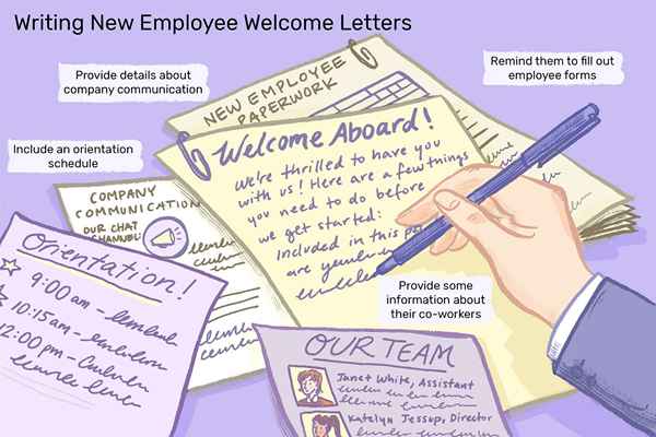 Exemple de lettres de bienvenue pour les nouveaux employés