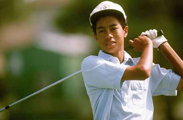 Tiger Woods første nasjonale TV -utseende