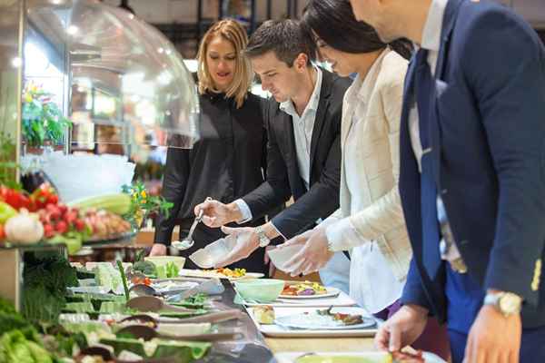 Buffet di catering vs. Pasti placcati