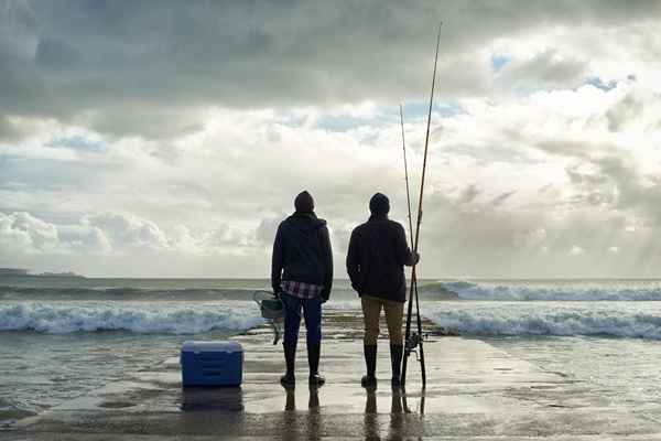 Pêche avec la marée