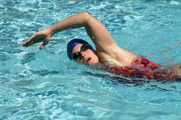 Freestyle Swimming Hand Entry Position