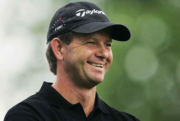 Golfer Retief Goosen ist ein zweimal u.S. Open Champ