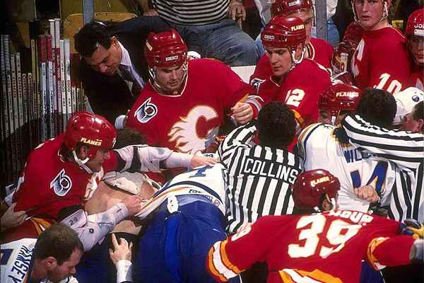 Historia de las peleas de hockey