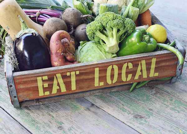 Comida cultivada localmente