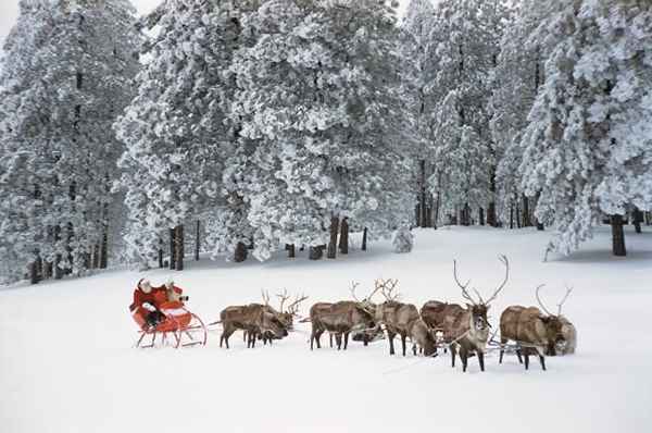 Santa Claus Sichtungen an Heiligabend