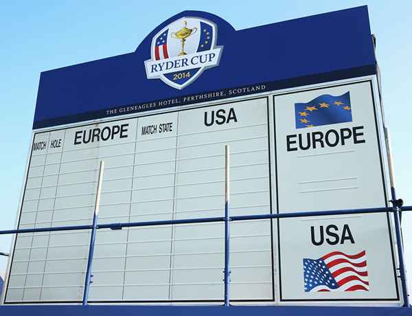 Der Ryder Cup USA gegen. Europa