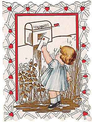 Vintage Valentine Postcards und Illustrationen für Sammler