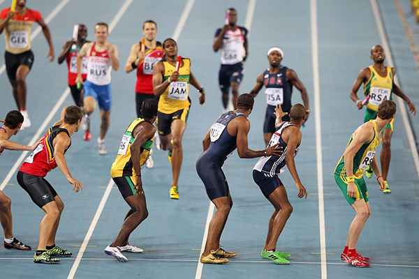 Coups de relais 4 x 400 mètres