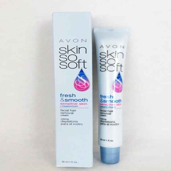 Avon Skin tan suave fresca y suave revisión de crema de depilación facial