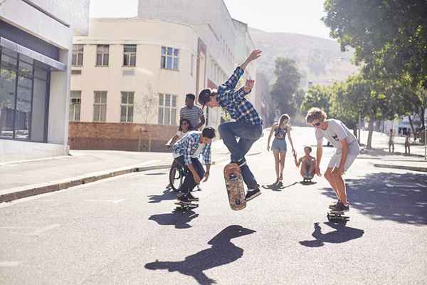 Grunnleggende skateboard -triks