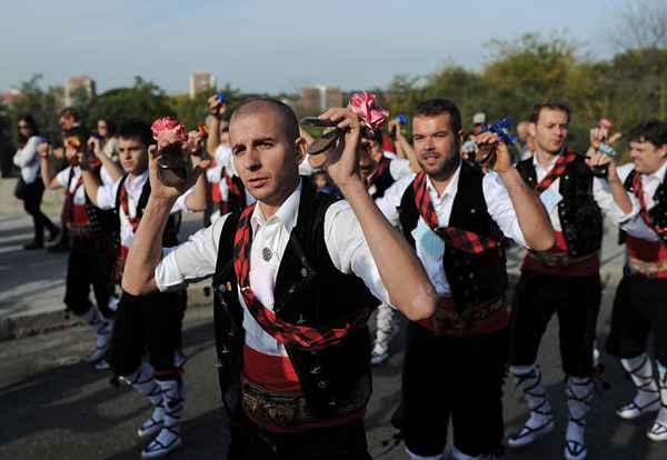 Castanets Ein spanisches Folklor -Percussion -Instrument