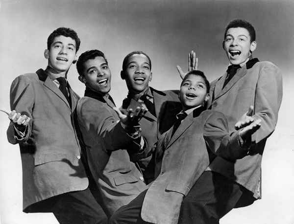 Zespół chłopców Doo-Wop Frankie Lymon i nastolatki