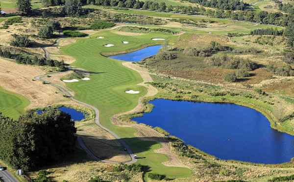 Gleneagles, Schottland -Golfplätze und große Turniere