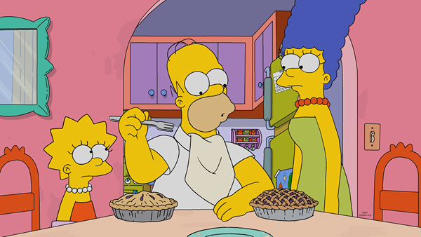 Homer Simpsons topp 10 matvarer