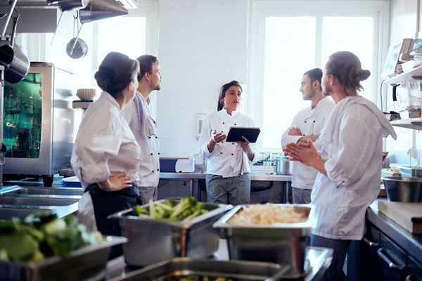 Varm mattrender i restaurant catering