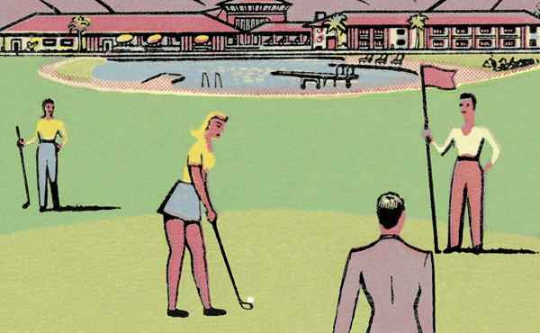 Como funciona um torneio de golfe de cota