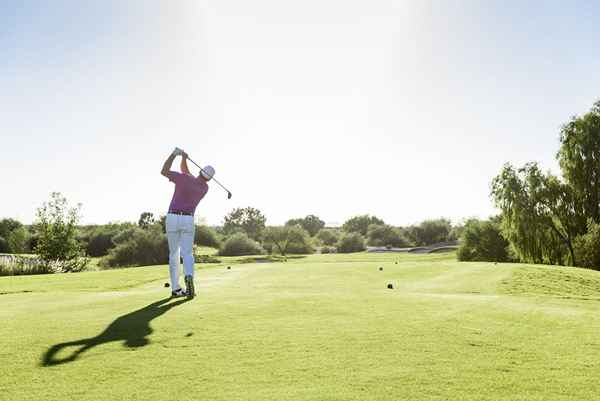 Como consertar fotos de golfe em uma linha reta, mas à esquerda