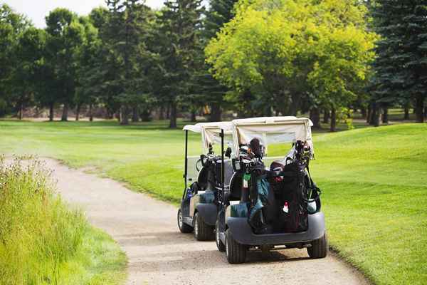 La regla de la 'ruta de carro solo' en los campos de golf