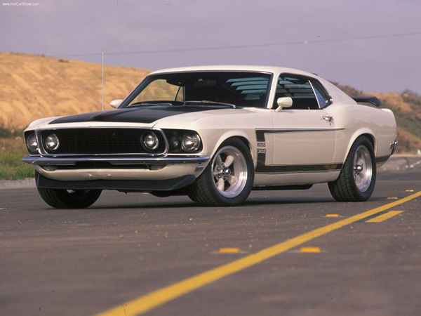 1969 perfil do ano modelo Ford Mustang