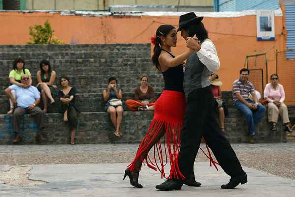 Una lista de reproducción de un bailarín de tango