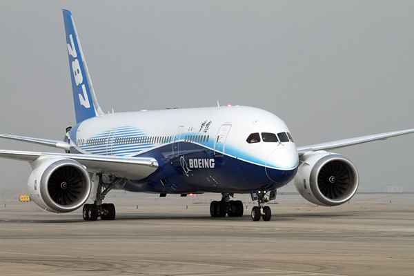 Perfil de la aeronave Boeing 787 Dreamliner