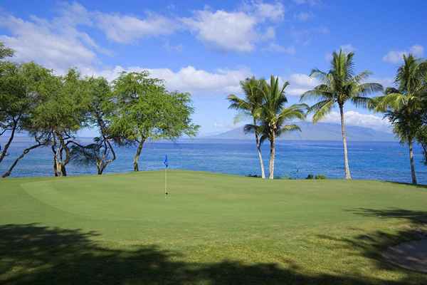 Definindo o verde (ou 'colocando verde') em campos de golfe