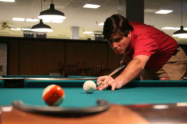 Zeichnen Sie den Cue -Ball korrekt im Pool