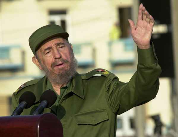 Fidel Castro scherzt