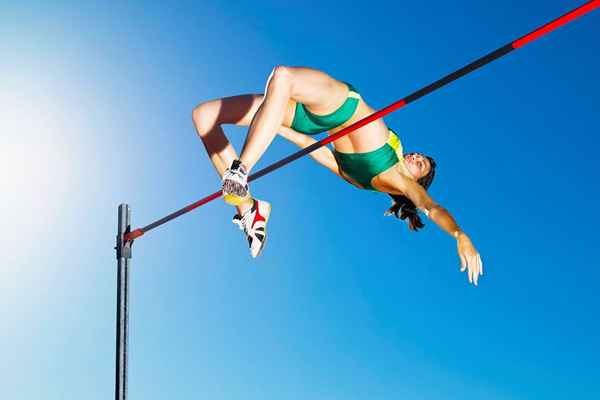 Technique d'approche de saut en hauteur