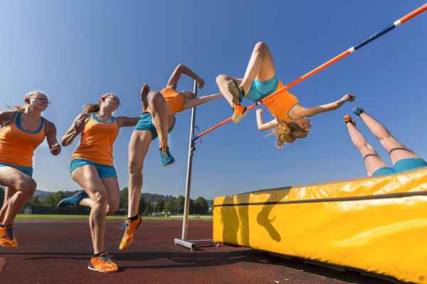 Técnica de decolagem no salto em altura