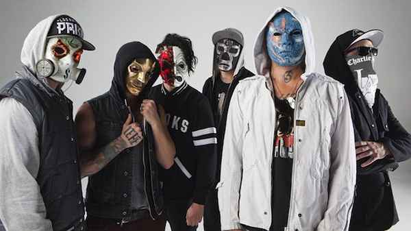 Hollywood Undead sur le bord