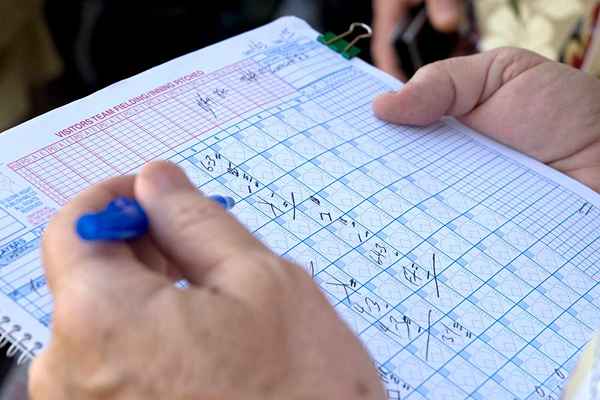 So führen Sie ein Baseballspiel -Score -Buch