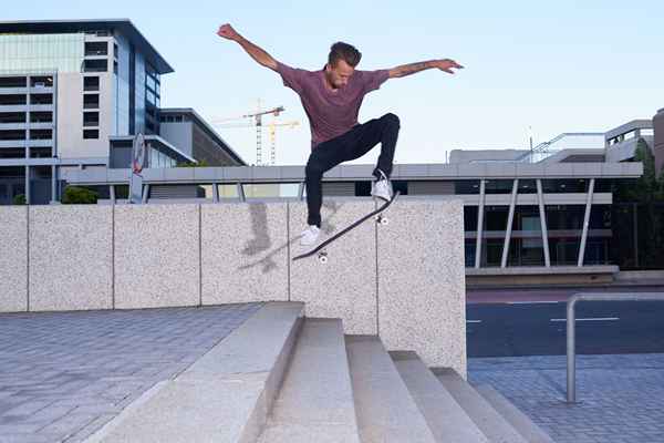 Cómo ollie bajando las escaleras