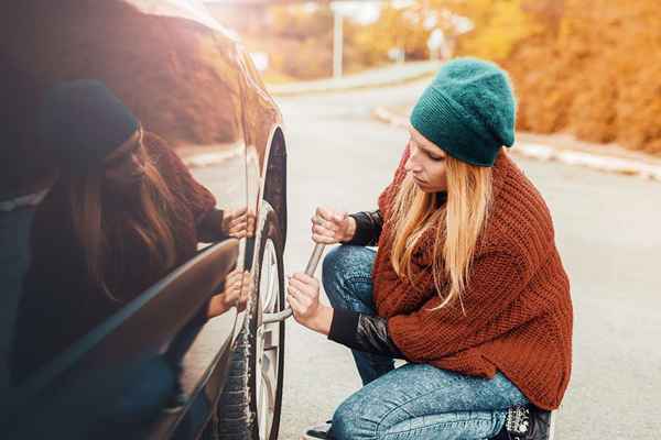 Cómo quitar la rueda de un automóvil que no se desprende