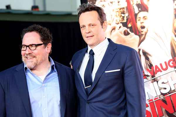 Jon Favreau, Vince Vaughn e Peter Billingsley são um trio de poder