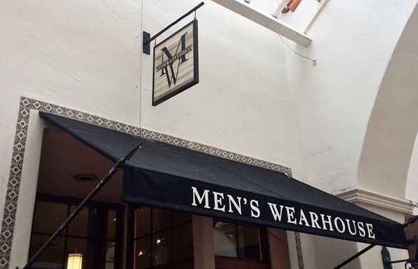 Mens Wearhouse, Jos.A.Lokalizacje sprzedaży zamykania sklepu bankowego