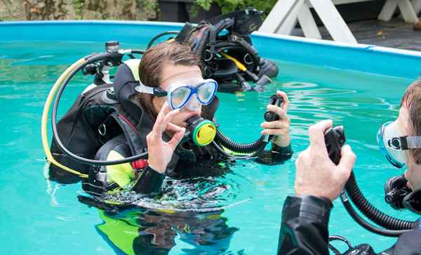 Certificación de buceo de referencia de agua abierta