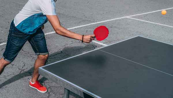 Surface de jeu et peinture de table pour construire une table de ping-pong