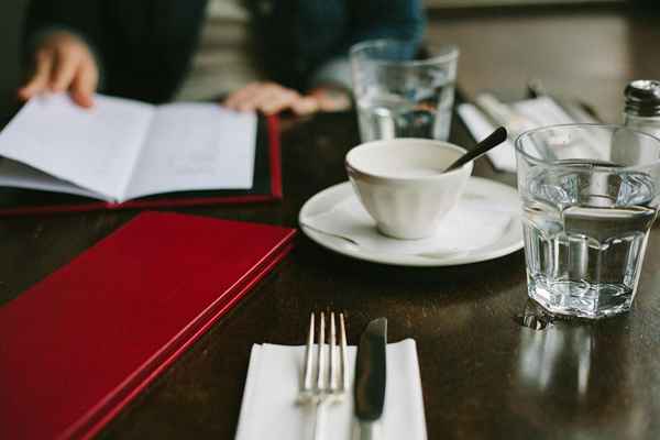 Présentation d'un menu à prix fixe