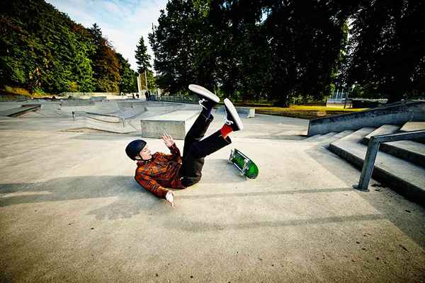 Riktig fotplassering for spikring av en kickflip