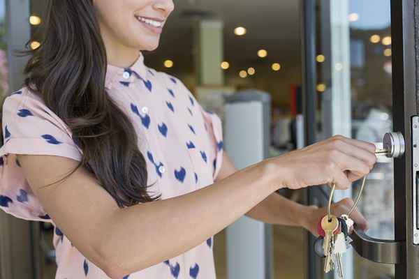 Procedimientos de apertura y cierre de la tienda de muestras