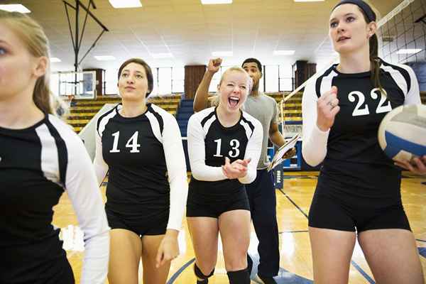 Det motsatte i volleyballstillinger