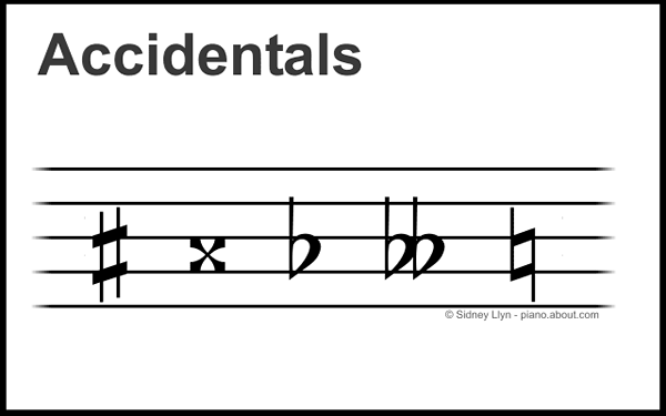 ¿Qué es accidental en la música??