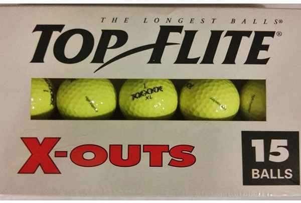 Bolas de x-out en golf