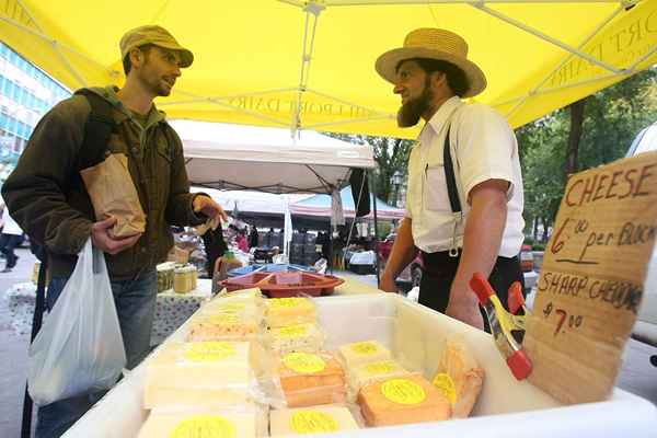 Un directorio de ubicaciones de mercado de Amish