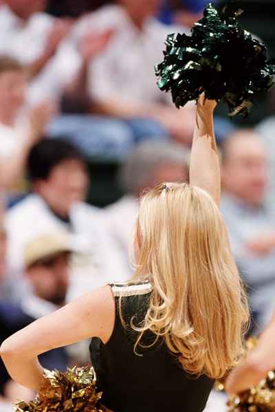 Cheerleading basketball jubel